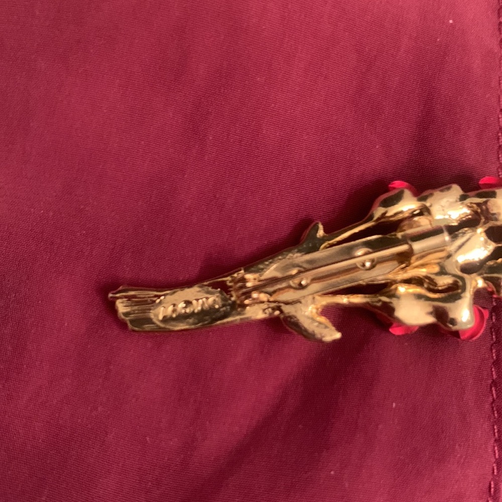 Vintage DOZEN LONG STEM ROSES Pin - Picture 4 of 6